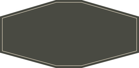 Aufkleber - Vector blank frame and label grey color