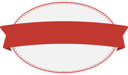 Aufkleber - Vector Ribbon banner and label tag