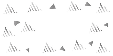 Fototapete - creative design illustration of gradient abstract background with triangle shape pattern, in white and gray colors.