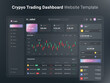 © userlab - EPS Crypto Trading Dashboard Website Templtae Full Editable and vector (Dark Mode)