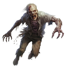 Scary Zombie Monster, Halloween, Devil, Generative Ai
