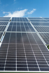 production of renewable energy solan panel as new technology, nobody