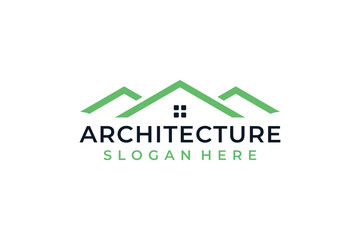 Wall Mural - Architecture building house logo design