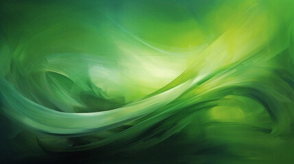 Poster - smooth background with light green as the prominent color
