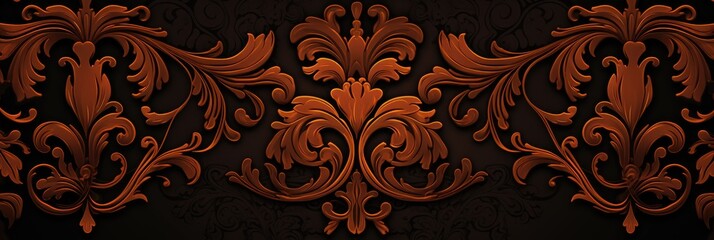 Poster - Rich ornament and old Damascus style pattern