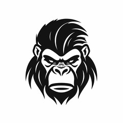 Wall Mural - Gorilla Head Design