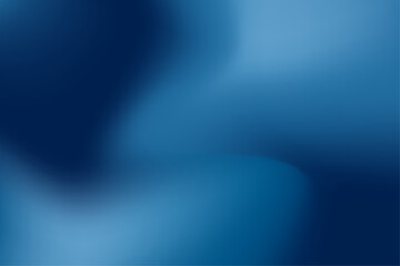 Fototapete - Dark blue soft and mysterious abstract background. Deep sea, dark sky, space concept. Editable Vector Illustration. EPS 10.