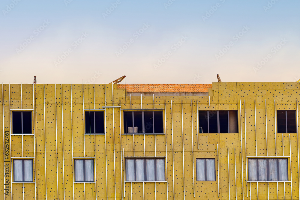 Image result for Insulation wall facade of new residential building. Thermal insulation ...