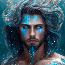 Beautiful Man Aquarius Zodiac