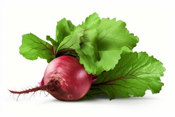 Poster - beet leaves. generate ai