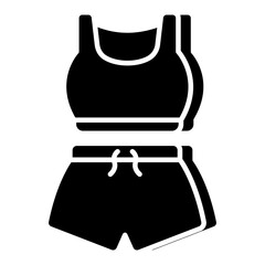 Sticker - Beautiful design icon of sports outfit 