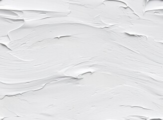 Poster - White paint texture with a pattern of grass and leaves. Background for wallpaper and cards. Wedding look. SEAMLESS PATTERN. Created with Generative AI technology.