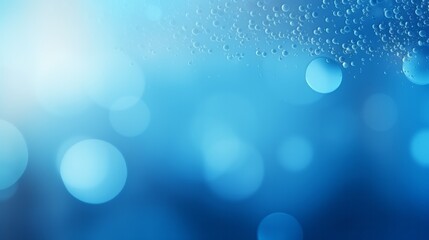 Wall Mural - abstract background blue blur gradient with bright clean and bokeh. ai generative.