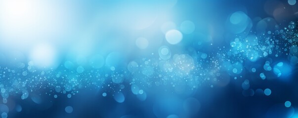 Wall Mural - abstract background blue blur gradient with bright clean and bokeh. ai generative.
