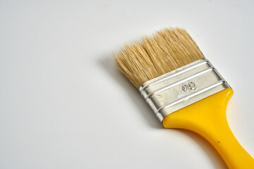 paint brush on an isolated white background