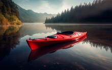 Canoe On Lake