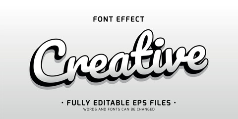 Wall Mural - creative handwriting text effect