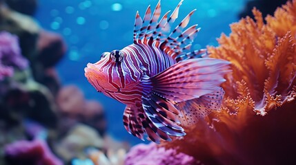 unique fish on coral reefs