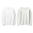 © Ilgun - Blank white sweatshirt mockup, front and back view for design and printing purposes.