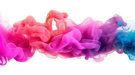 Colorful fog smoke transparent background. Fog smoke png