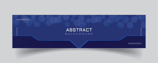 Wall Mural - linkedin banner abstract background with bubbles