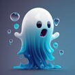 © Vector Tradition - Spirit fantasy bizarre ghost cute baby character