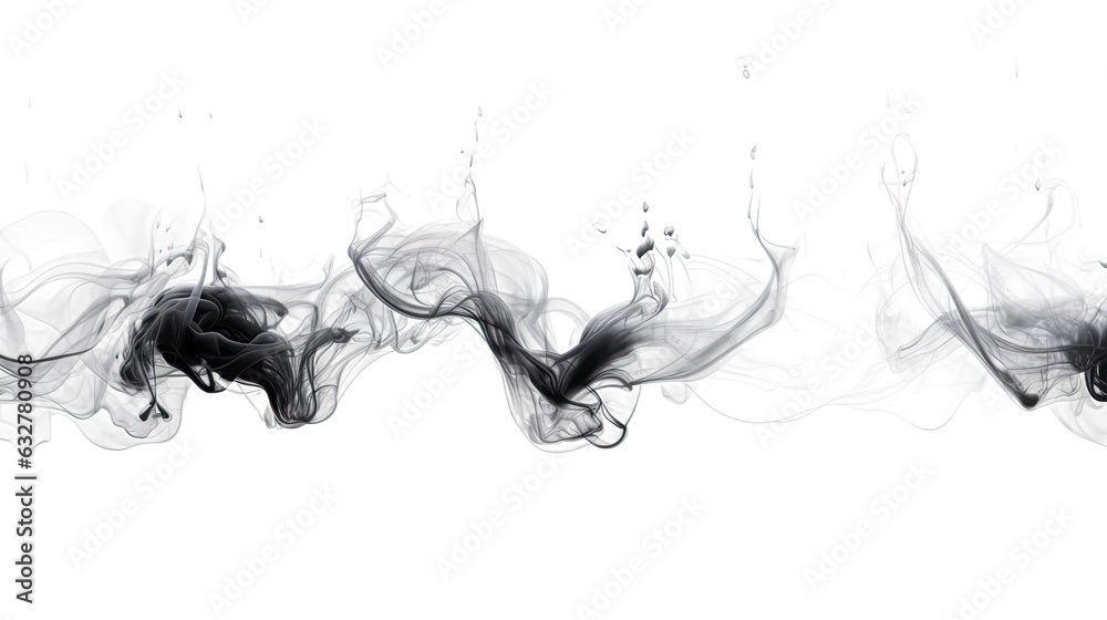 dripping liquid smoke frozen in an abstract futuristic 3d texture ...