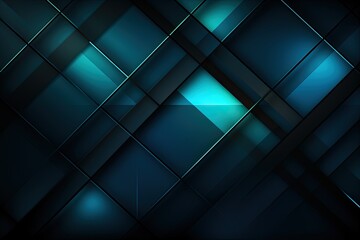 Abstract dark blue background with polygonal space low poly dark background with connecting dots and lines. illustration for your design