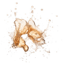 Wall Mural - sparkling champagne bubbles frozen in an abstract futuristic 3d texture isolated on a transparent ba