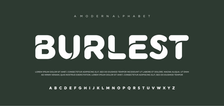 geometric shape font vector typeface
