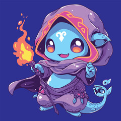 Admired and cute game character for tshirt print