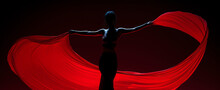 Dancer In Red, AI Generated