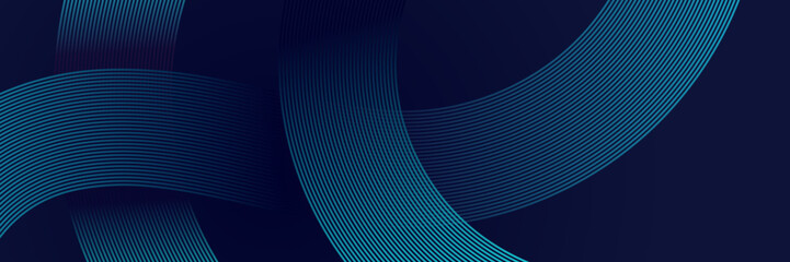 Aufkleber - abstract blue green background with lines