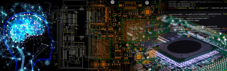 Concept of the development process flow chart in the electronics industry