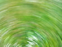 Speed Motion Photo Of Green Grass Field As Abstract Artistic Background Template For Semi Cycle Ideas Or Concepts