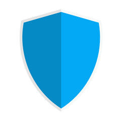 Sticker - blue shield icon 