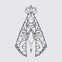 Free Vector Simple Illustration Theme Design To Commemorate Virgen De Guadalupe