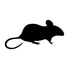 Wall Mural - mouse icon vector. rat illustration sign. jerboa symbol or logo.