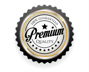 Poster - Premium quality golden design badge vector collection