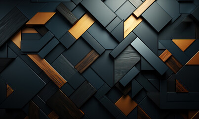 Wall Mural - abstract texture background from colored geometric shapes.