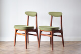Fototapeta Lawenda - Mid century vintage chair