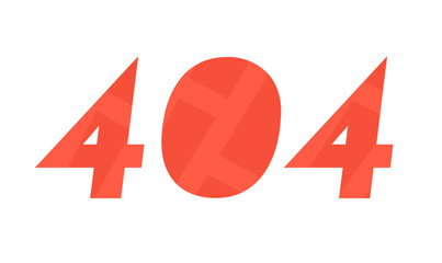 Fototapete - Road map error 404 flash message. Highway traffic. Empty state ui design. Page not found popup cartoon image. Vector flat illustration concept on white background