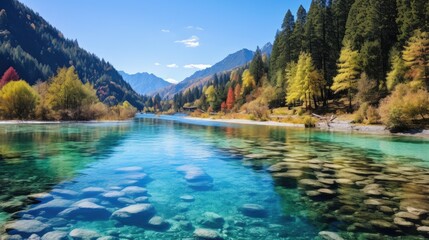 Jiuzhaigou Valley in China travel picture