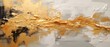 © Lucky Ai - Closeup of abstract rough gold white art painting texture, with oil brushstroke, pallet knife paint on canvas (Generative Ai)