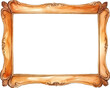 © Anastasiya - Vintage wooden frame illustration created with Generative AI technology