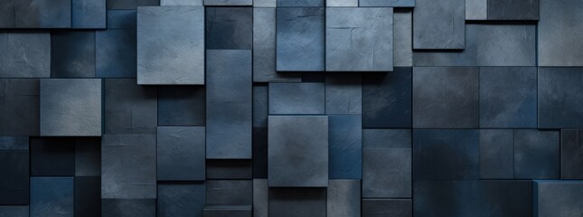 Wall Mural - black and white wall texture. Generative AI