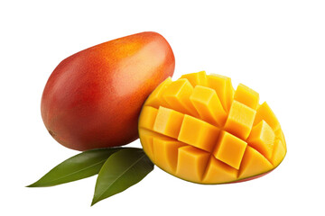 A Mango Isolated on a Transparent Background