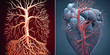 Arteries and Veins, blood vessels - Generative AI