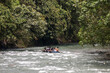 rafting o rubber tubes on Bohorok river, Bukit Lawang, Sumatra, Indonesia