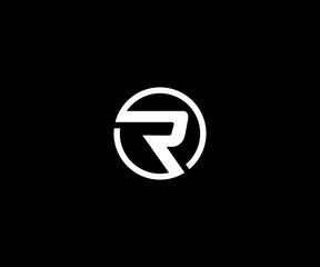 Canvas Print - r logo